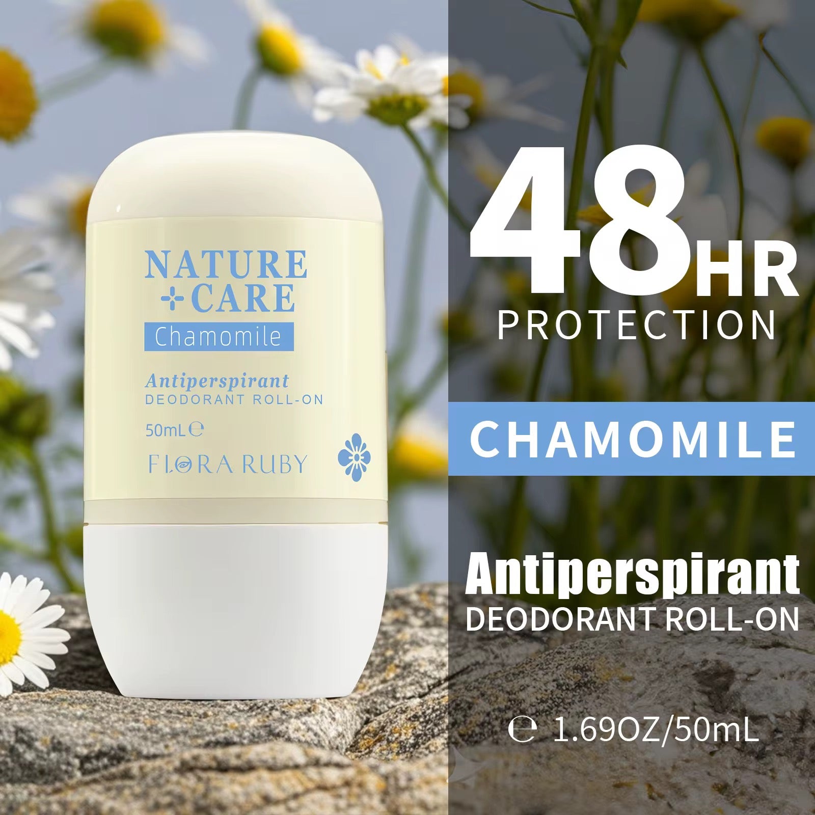Déodorant unisexe anti-transpirant – Parfum fruité & floral