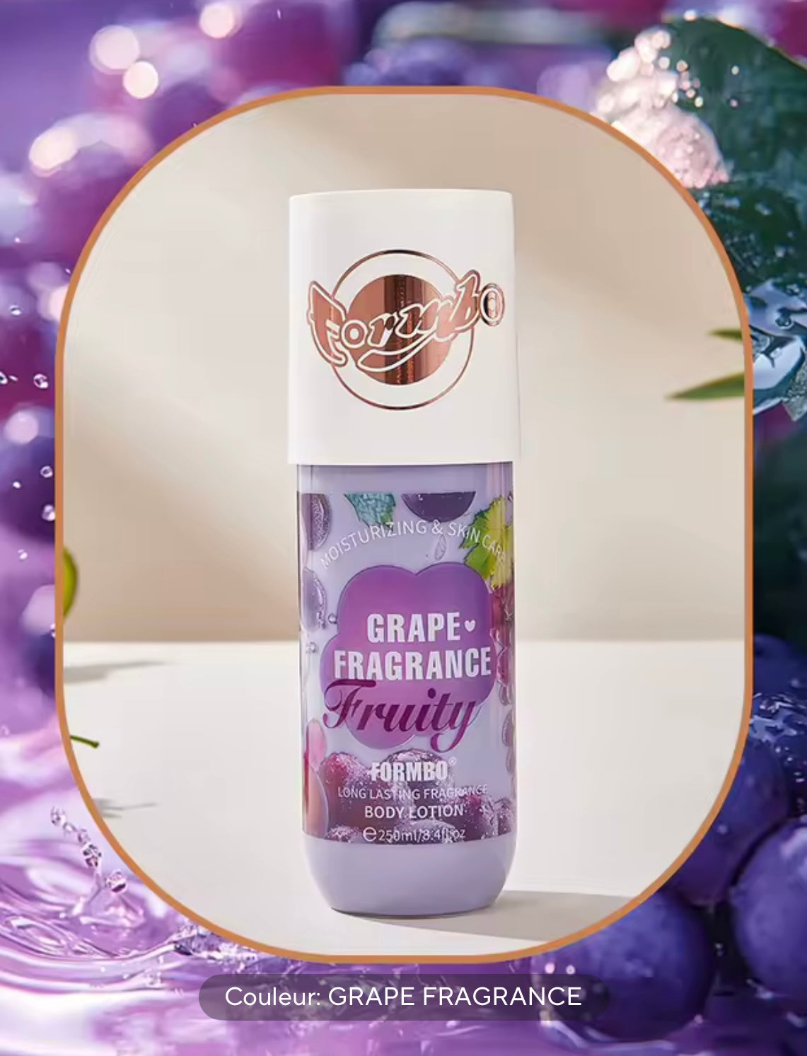 Lotion corporelle hydratante parfumée aux fruits