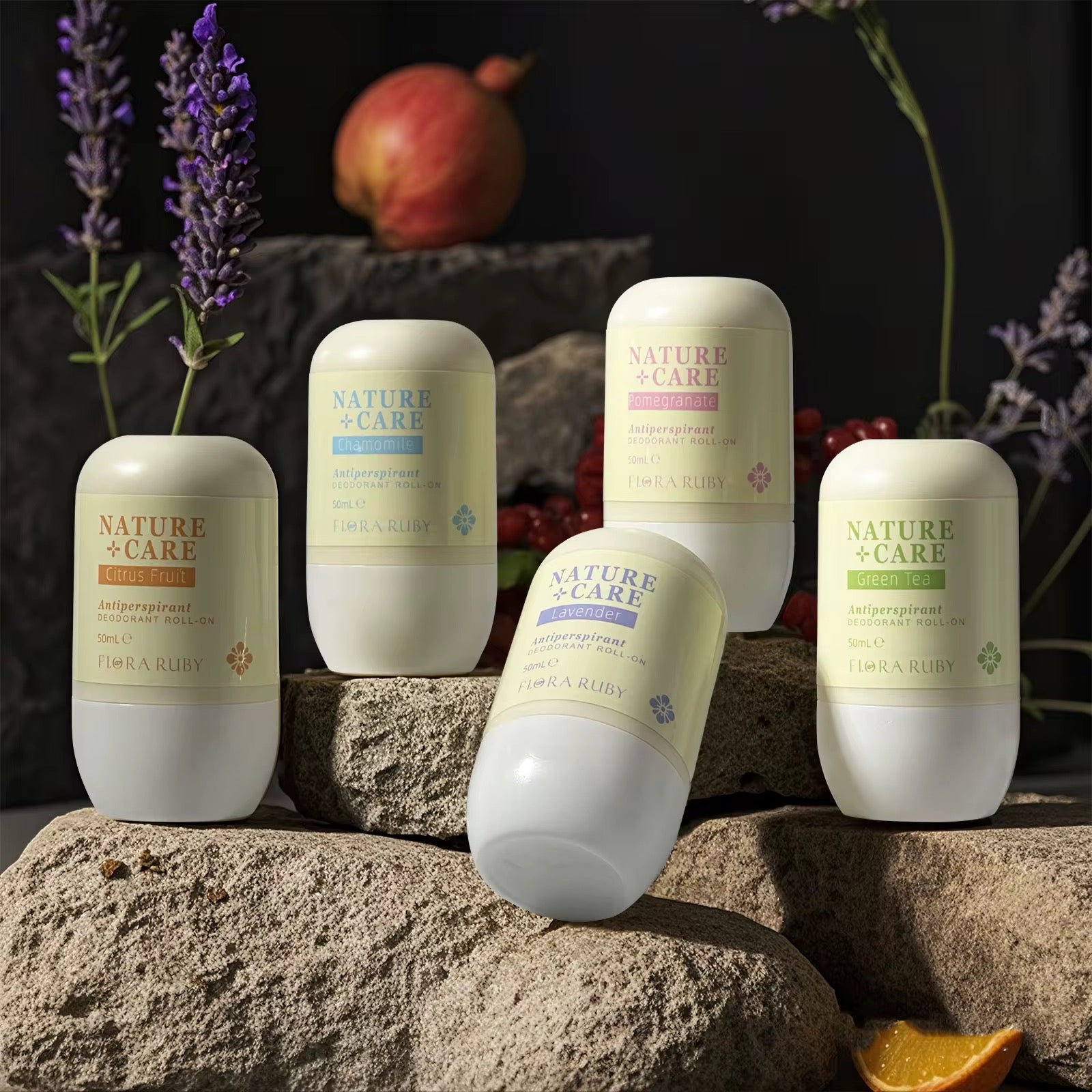 Déodorant unisexe anti-transpirant – Parfum fruité & floral