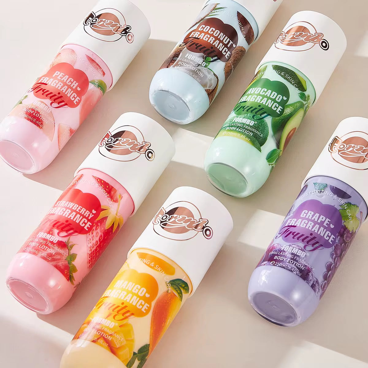 Lotion corporelle hydratante parfumée aux fruits