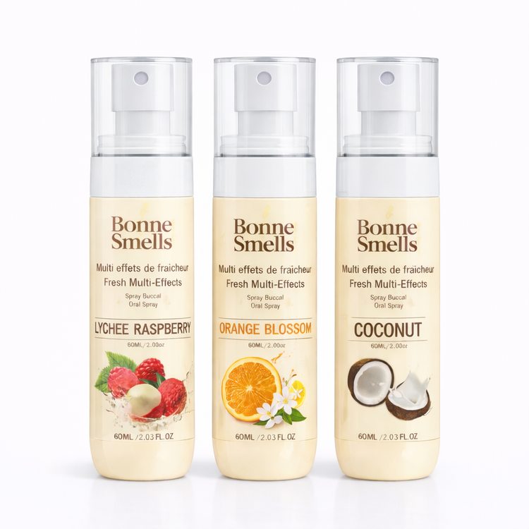 Pack 3 sprays buccaux – Haleines fruitées